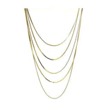 Vintage 1970s Monet Gold Plated Cobra Link Chain Necklace
