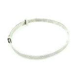 Vintage 1971 Small Sterling Silver Bangle Bracelet