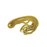 Vintage 1980's Designer Multi - Chain Gold Plated 'Monet' Necklace