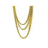 Vintage 1980's Designer Multi - Chain Gold Plated 'Monet' Necklace