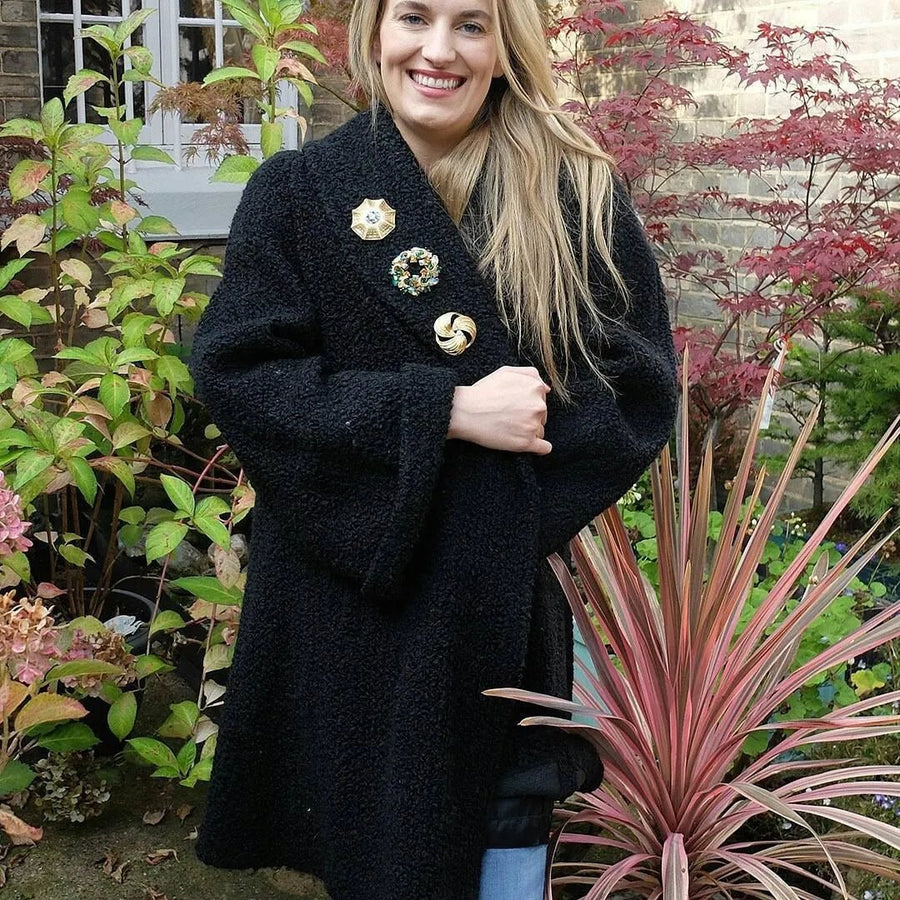 Vintage 1980's Gold Plated Givenchy Brooch