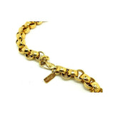 Vintage 1980s Heavy Gold Plated Chain Necklace