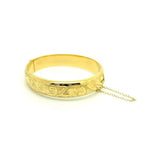 Vintage 1980s Rolled Gold Bangle Bracelet