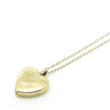 Vintage 1988 9ct Gold Heart Locket Necklace
