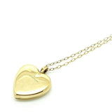 Vintage 1988 9ct Gold Heart Locket Necklace