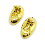 Vintage 2000 Veronese Italian Bean Clip On Earrings