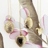 Vintage 9ct Gold Celtic Style Locket Necklace