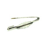 Vintage Art Deco 1920s Enamel 'Baby' Silver Nappy Pin Brooch
