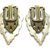 Vintage Art Deco 1930s Bohemian Czech Dress Clips