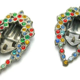 Vintage Art Deco 1930s Bohemian Czech Dress Clips
