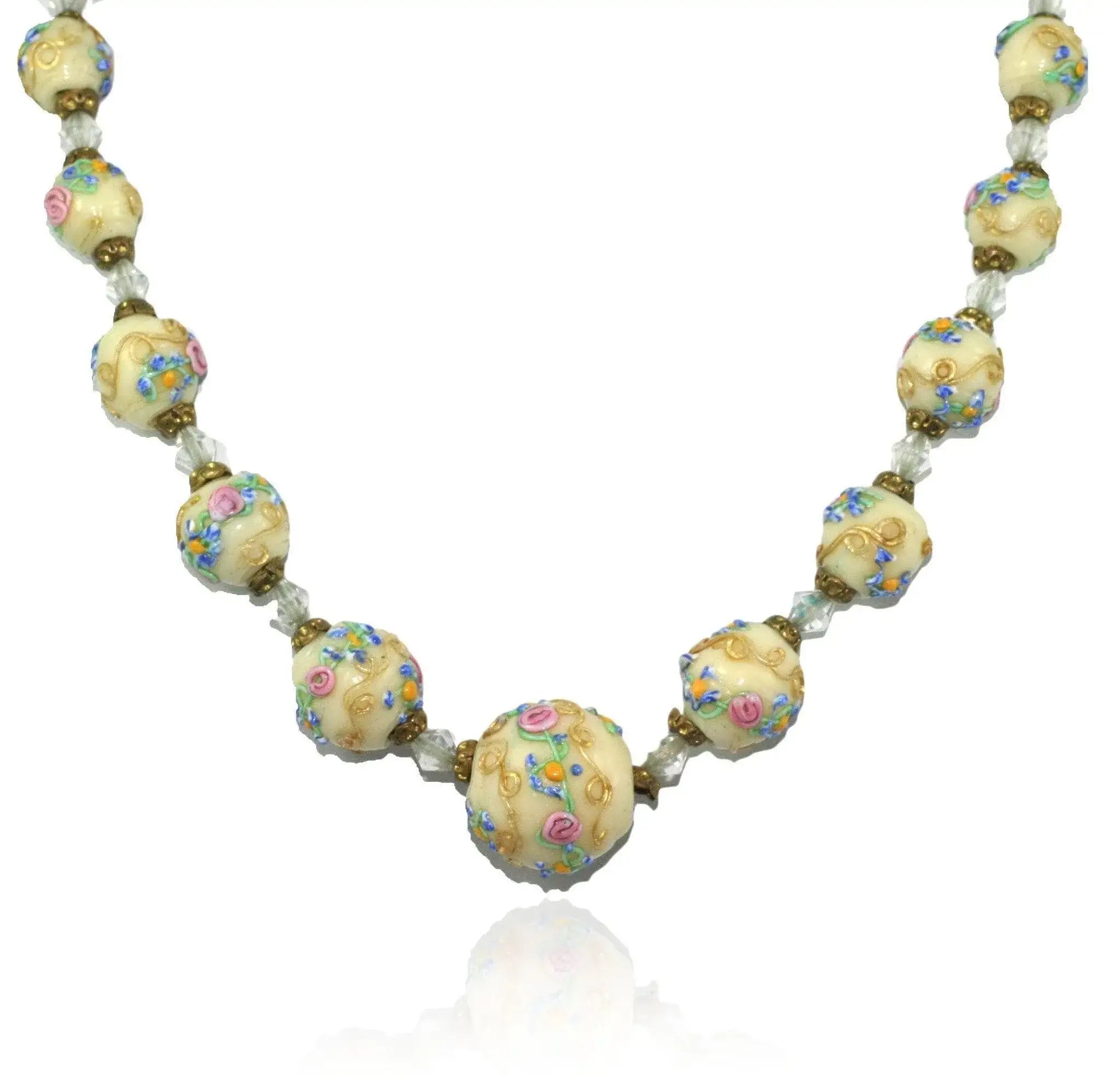 Vintage Art Deco 1930s Venetian 'Wedding Cake' Necklace