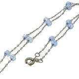 Vintage Blue Glass Necklace