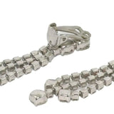 Vintage Diamante Drop Chandelier Earrings