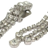Vintage Diamante Drop Chandelier Earrings