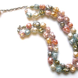 Vintage Faux Pearl Pastel Necklace