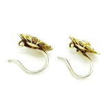 Vintage Filigree Flower Pearl Drop Earrings
