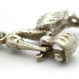 Vintage Silver Baby Stalk Charm