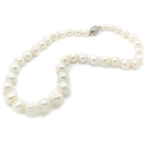 White Freshwater Pearl Beaded Necklace