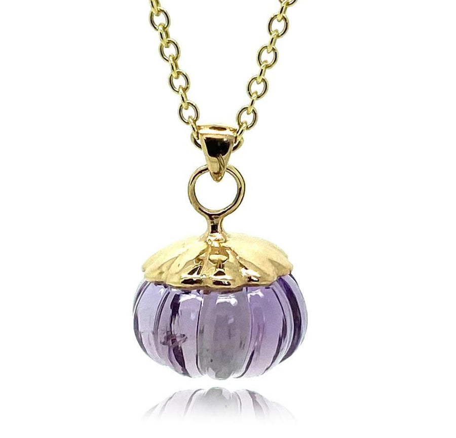 Wren 9ct Gold Amethyst Necklace