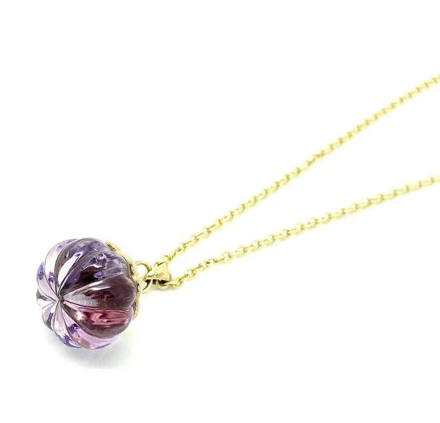 Wren 9ct Gold Amethyst Necklace