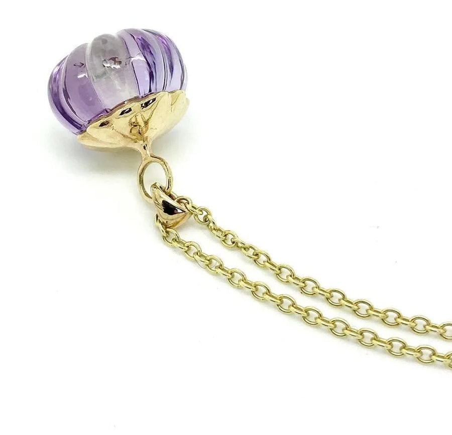 Wren 9ct Gold Amethyst Necklace