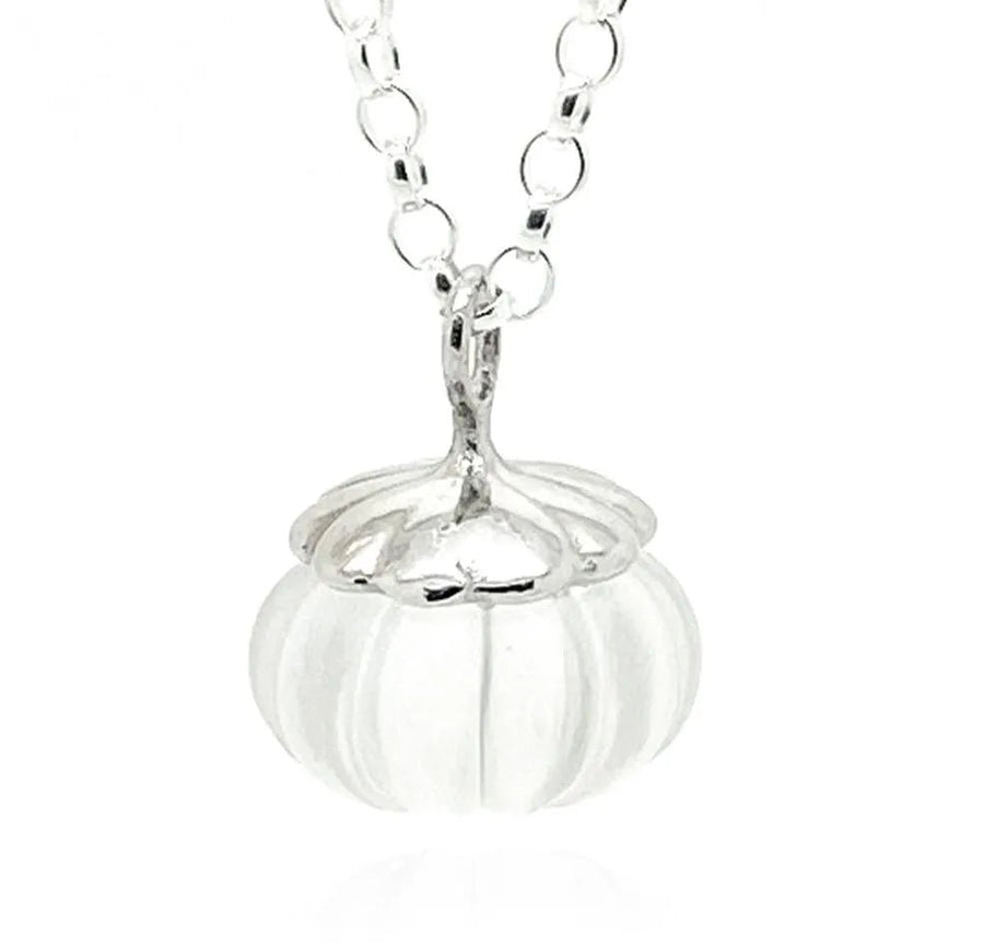 Wren Sterling Silver Rock Crystal Necklace
