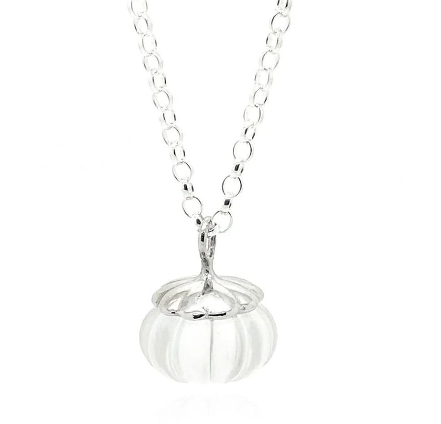 Wren Sterling Silver Rock Crystal Necklace